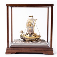 Sterling Silver (985) ‘Treasure Ship’ by Seki Take