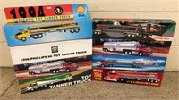 8 mixed toy Gas trucks