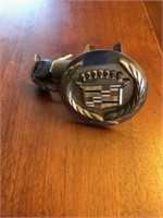 Cadillac hitch cover with key