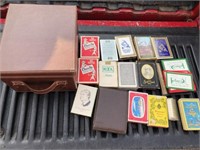 Lot of vintage playing cards- some are sealed in x