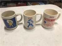 Lot of 3 coffee mugs