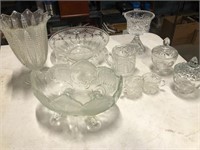 Nice large lot of mainly cut glass