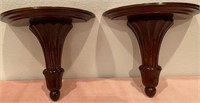 193 - PAIR OF WALL SCONCE SHELVES