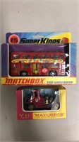 2 Matchbox vehicles