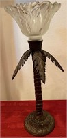 193 - PALM TREE CANDLE HOLDER 19"H
