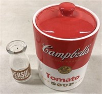 Campbell’s cookie jar, Hershey’s bottle