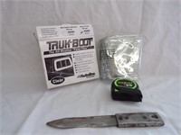 Truk-Boot,Stanley Measure Tape,Handmade Knife