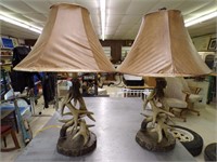 Beautiful Antler Table Lamps