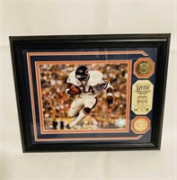 Walter Payton Framed Collectible/16”x17”