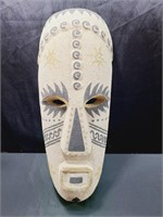 20 Inch African Tribal Mask Wall Hanging