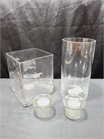 Glass Vases & Candles