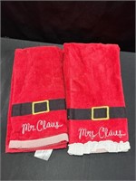 Mr. & Mrs. Clause Hand Towels New