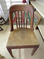 Vintage C,W,C Solid Wood Office Chair