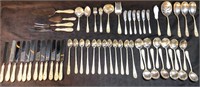96 Pieces of Stieff Rose Sterling Silver Flatware