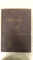 1908 Portfolio of War & Nation (civil war) book