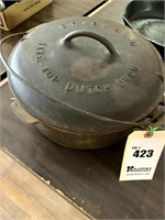 Griswold Tite-Top Dutch Oven # 9 w/ Lid
