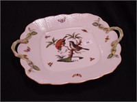 China bread plate by Herend decorated with