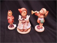 Three Hummel figurines: 5 1/4" Little Gabriel,