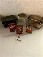 Old Marine Cut Plug Tobacco Lunch Pail ,