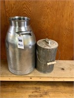 Large Stainless Steel Milk Can,