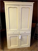 Old Kitchen Cabinet, 4 Doors, 2 Drawers,