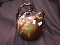Vintage art pottery rum jug with standard glaze,