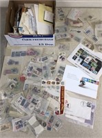 Large lot of mostly stamps