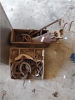 2 Boxes Old Horse Shoes (BR)