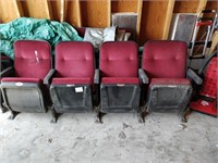 Set of 4 Theatre Chairs (BR)