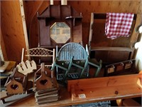 Lot of Wooden Shelving (BR)