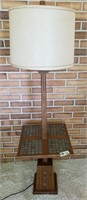 TABLE LAMP W/ TILE INLAY (1 OF 2)...