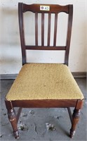 CHAIR W/ UPHOLSTERED SEAT 18"W X 16"D X...
