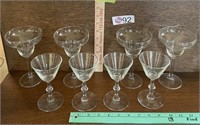 (4) MARGARITA & (4) WINE GLASSES