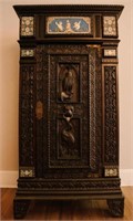 Cabinet, 19th Century Cabinet, Wooden, Antique