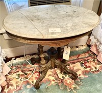 Side Table, Marble Top