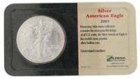 2001 Americnan Eagle Silver Dollar