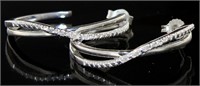 Diamond Designer Hoop Earrings