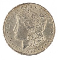 1896 Philadelphia AU Morgan Silver Dollar