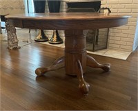 Table, Dining Room Table with Leaf, Oak
