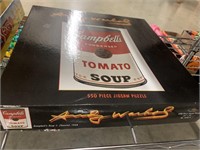 ANDY WARHOL TOMATO SOUP PUZZLE