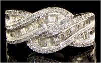 10kt White Gold 1/2 ct Diamond Ring