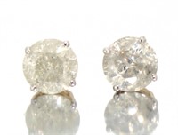10kt Gold 1.25 ct Diamond Stud Earrings