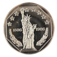 One Ounce: 1986 Reliable Corp .999 Silver Round