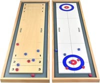 GoSports Shuffleboard & Curling 2 in 1 Board Game