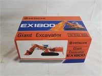 Hitachi Ex1800 Giant Excavator Diecast In Box 1:60