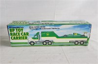 1993 Bp Toy Race Car Carrier Trailer Truck In Box