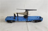 Lionel Navy Helicopter Launching Flat Car 3410