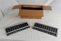 Lot Of Large 4.5" Wide Plastic Train Track Pieces