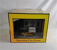 Mth Rail King Operating Fire House In Box