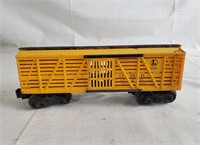 Lionel Lines #6656 Yellow Cattle Stock Car